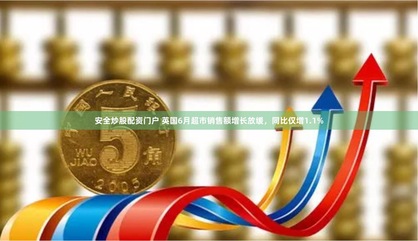 安全炒股配资门户 英国6月超市销售额增长放缓，同比仅增1.1%