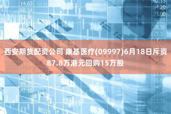 西安期货配资公司 康基医疗(09997)6月18日斥资87.8万港元回购15万股