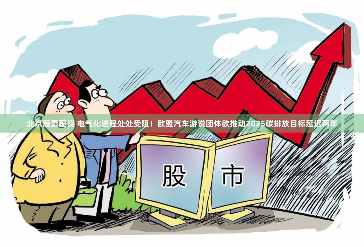 北京股票配资 电气化进程处处受阻！欧盟汽车游说团体欲推动2025碳排放目标延迟两年